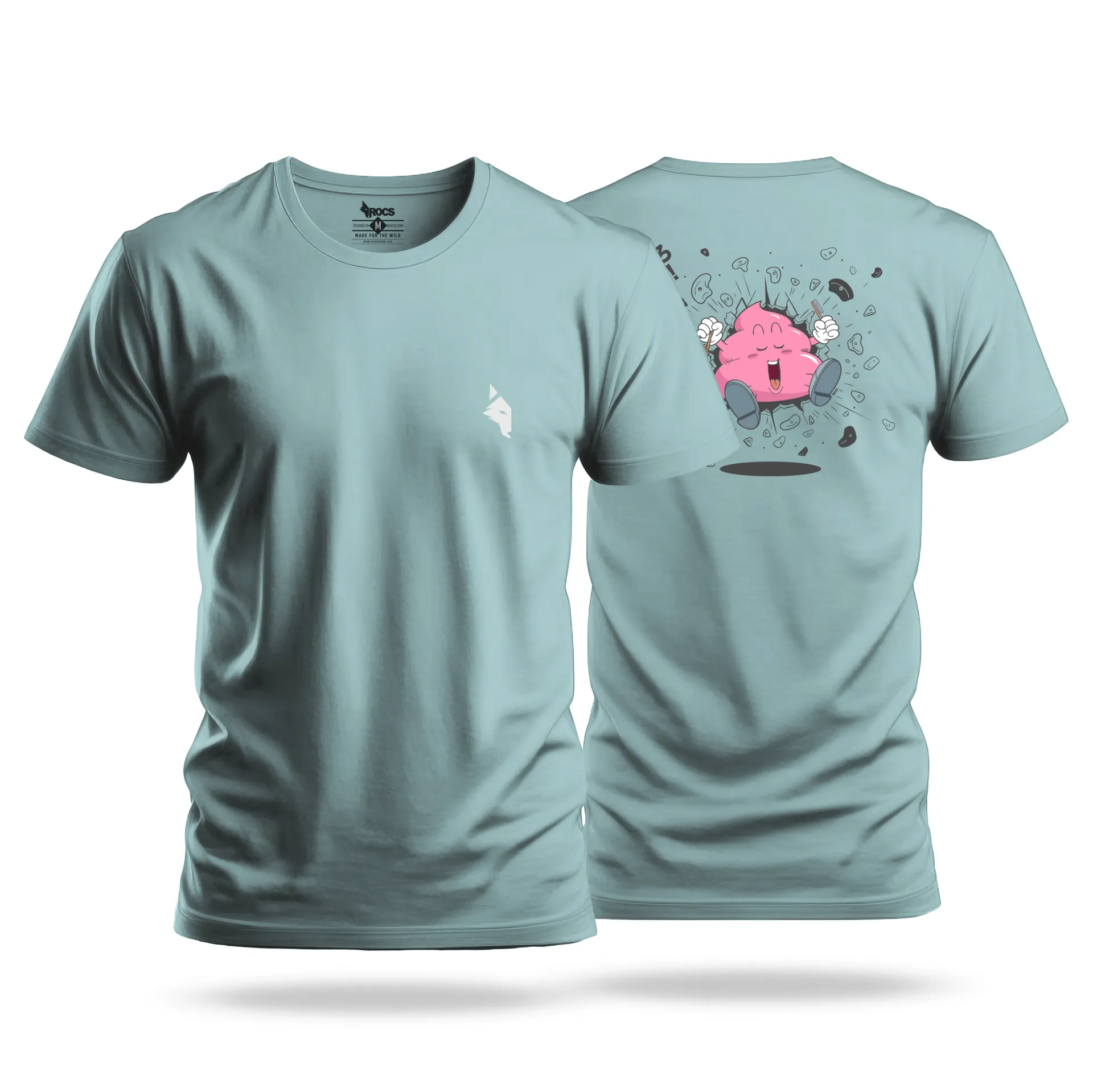 Tshirt Pink Poop (Rocs) (XS)