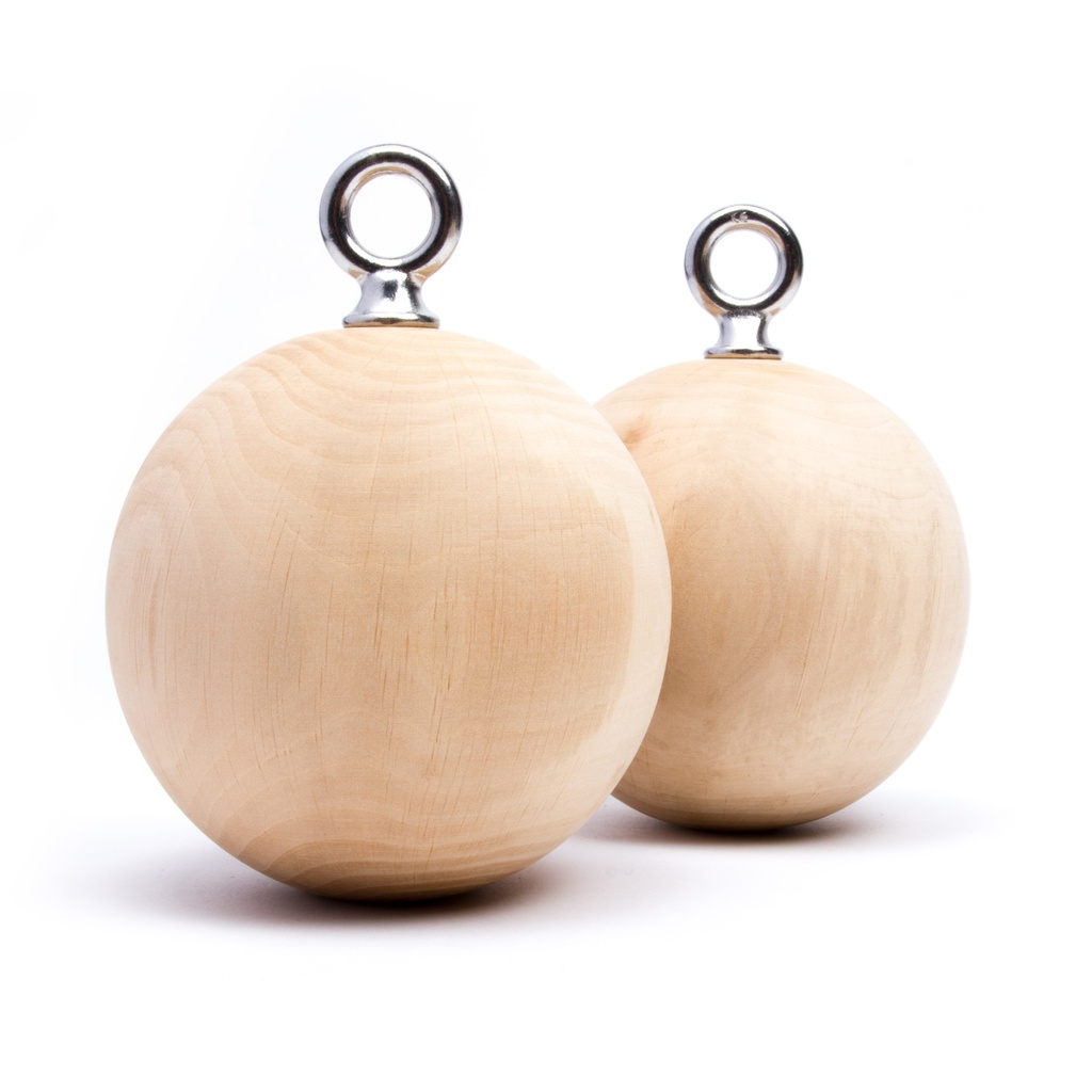 [6050c] Wood Dragon Balls M x2